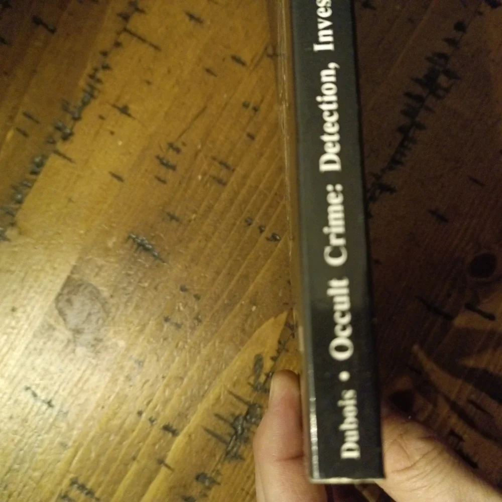 Occult Crime Detection Investigation Verification William Dubois 1992 Book